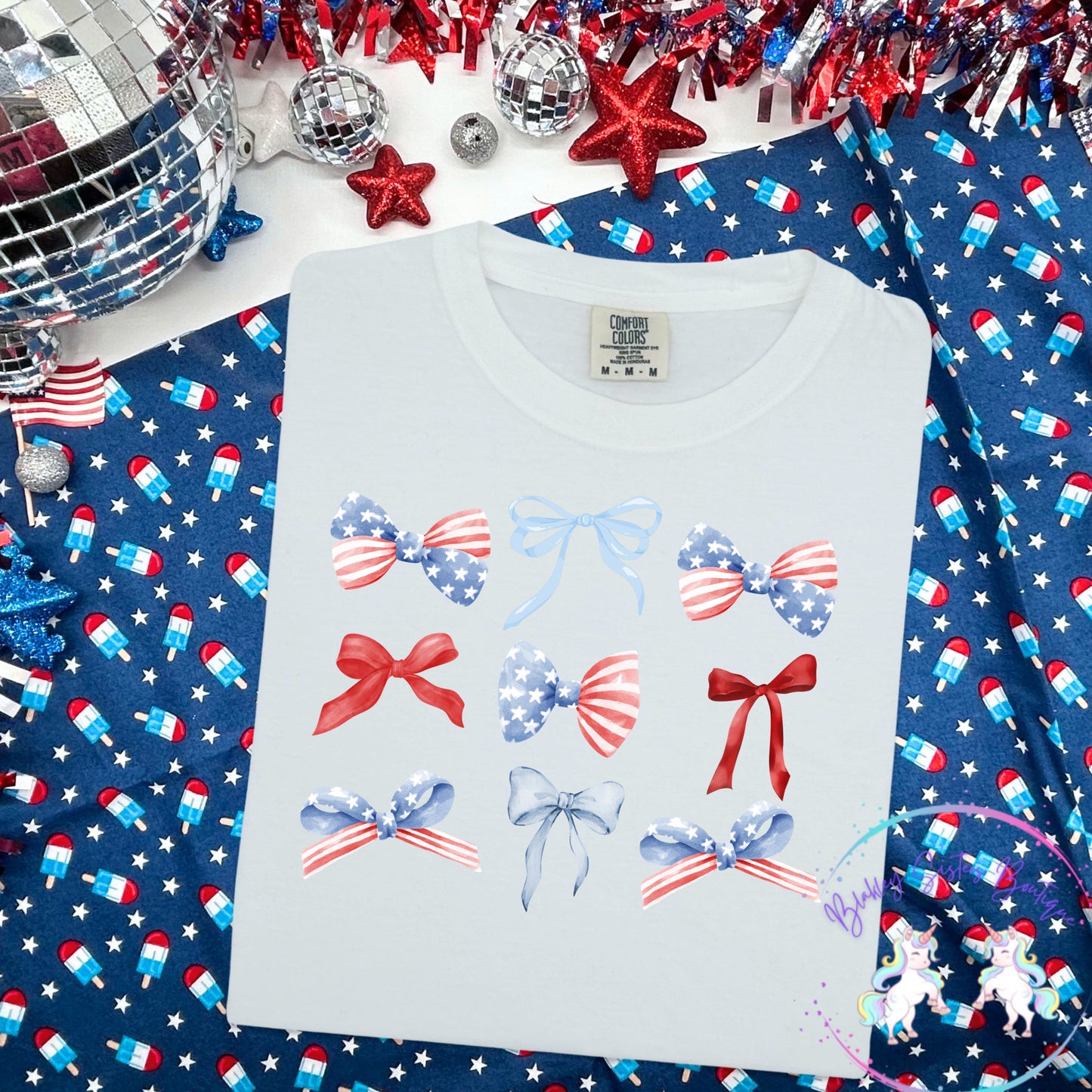 4th Of July Bow