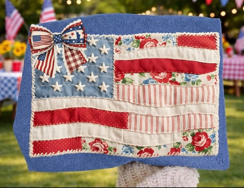 Usa Flag Patchwork