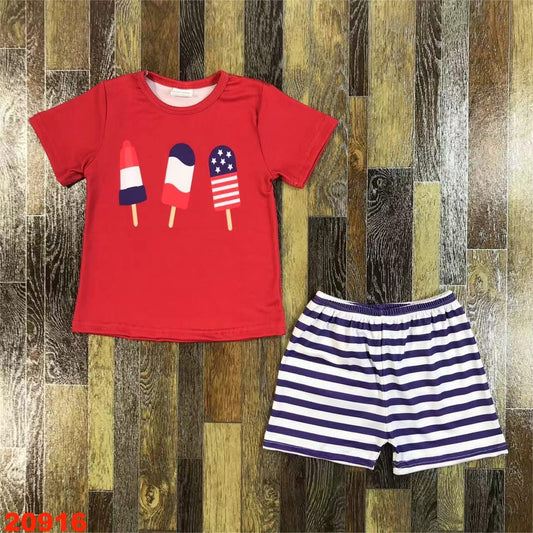 Popsicle 4th Of July Boys Set