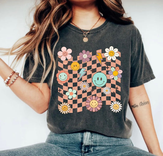 Checkered Flower