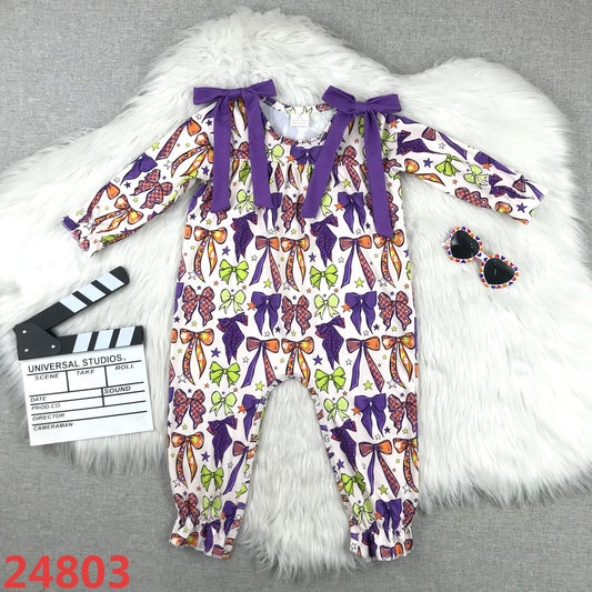 Bow Halloween Romper