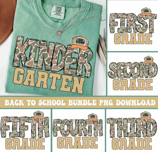 Camo Grade Shirt (Leave a note with grade needed)