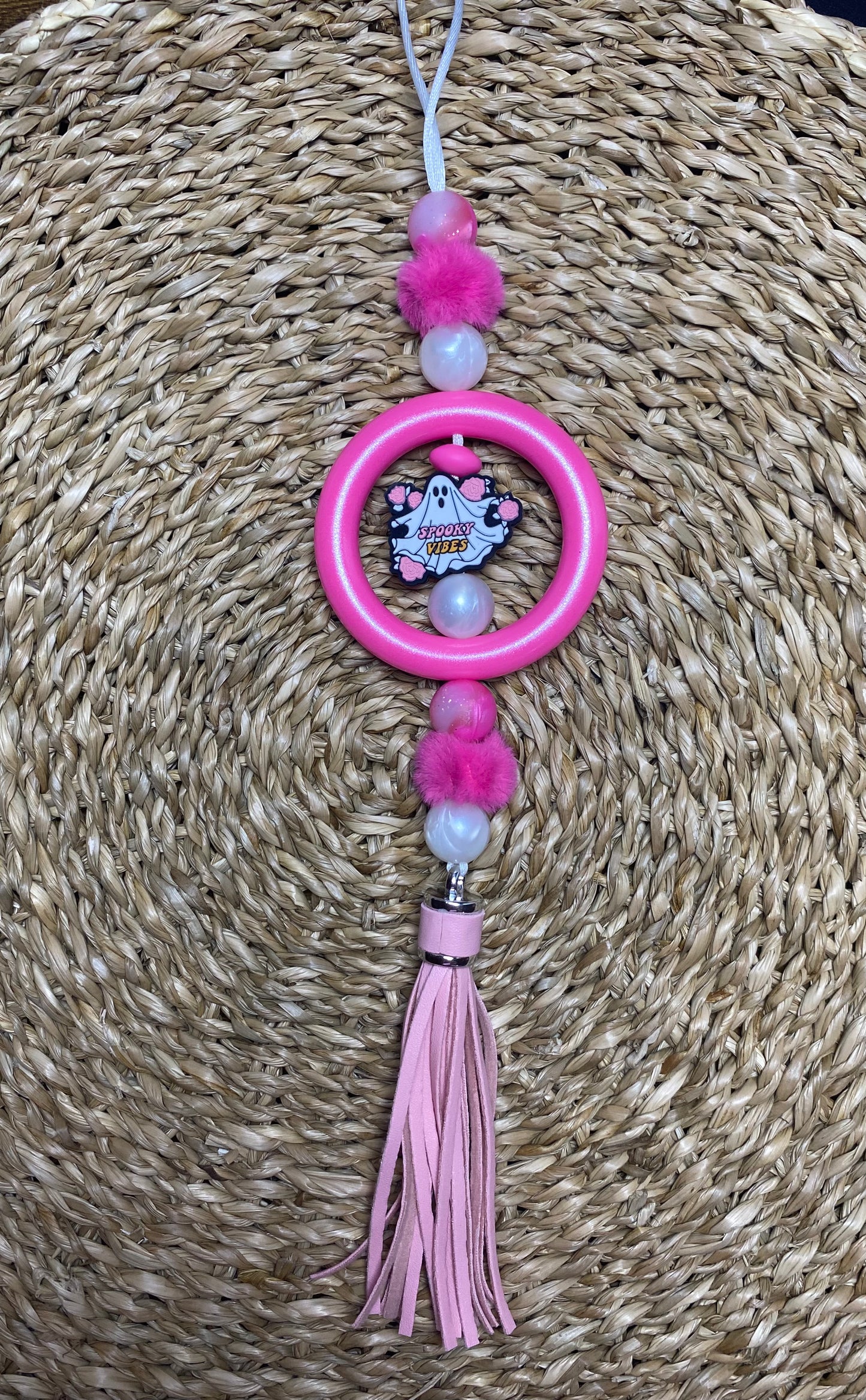 Spooky Vibes car charm