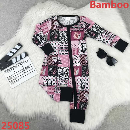 Bamboo Horror Halloween Romper