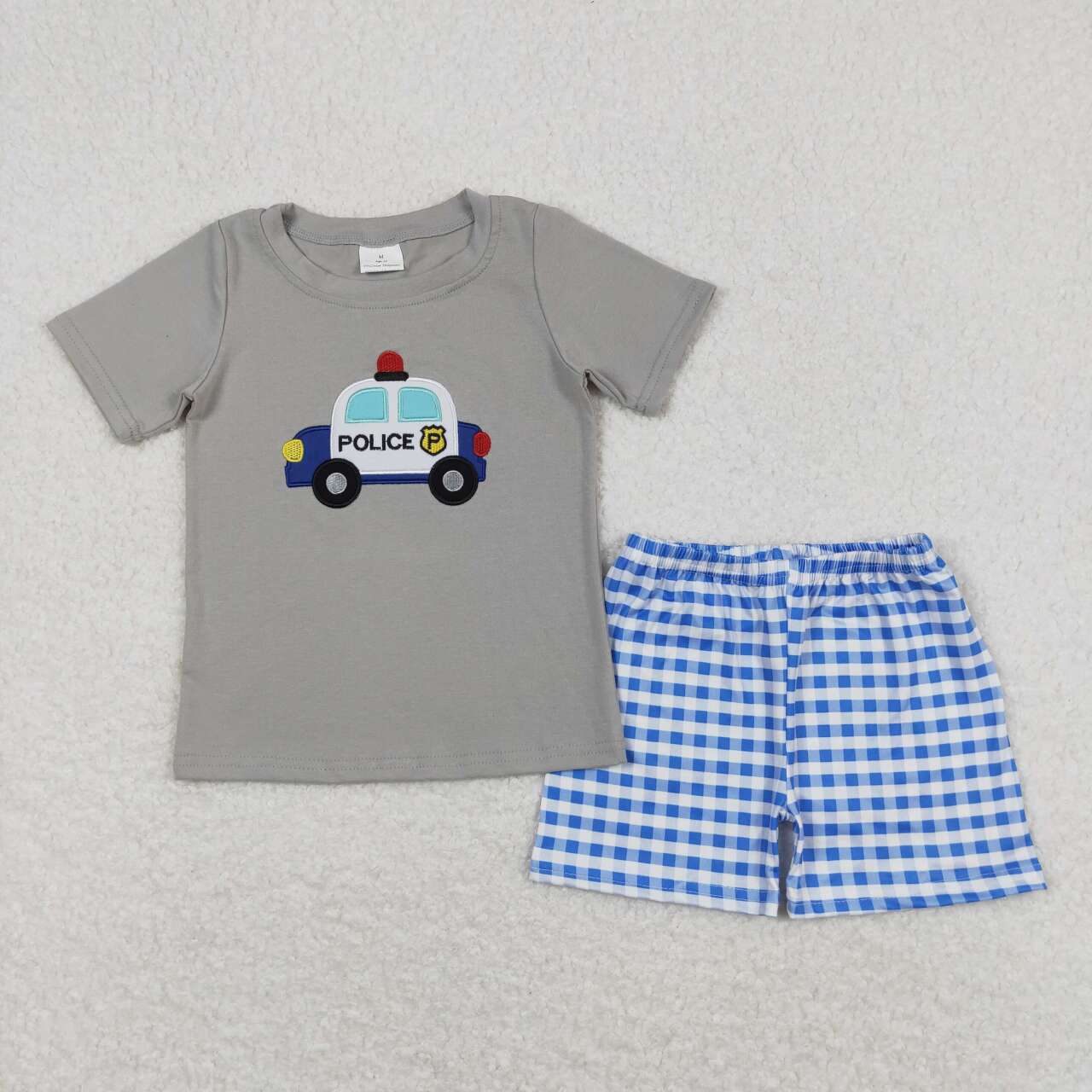 Police Car Short Set