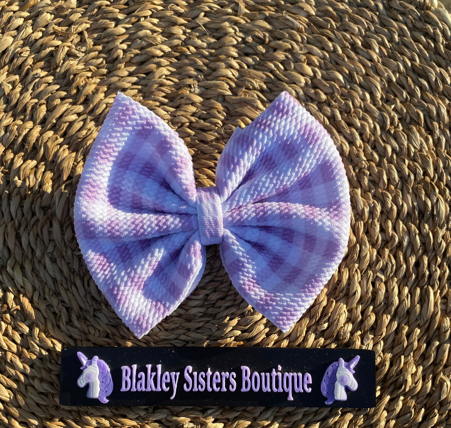 Purple Gingham