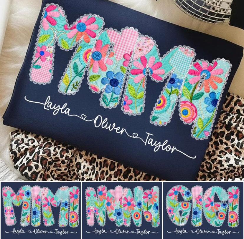 Mama , Mimi , Nana Or Gigi (leave a note with name needed)