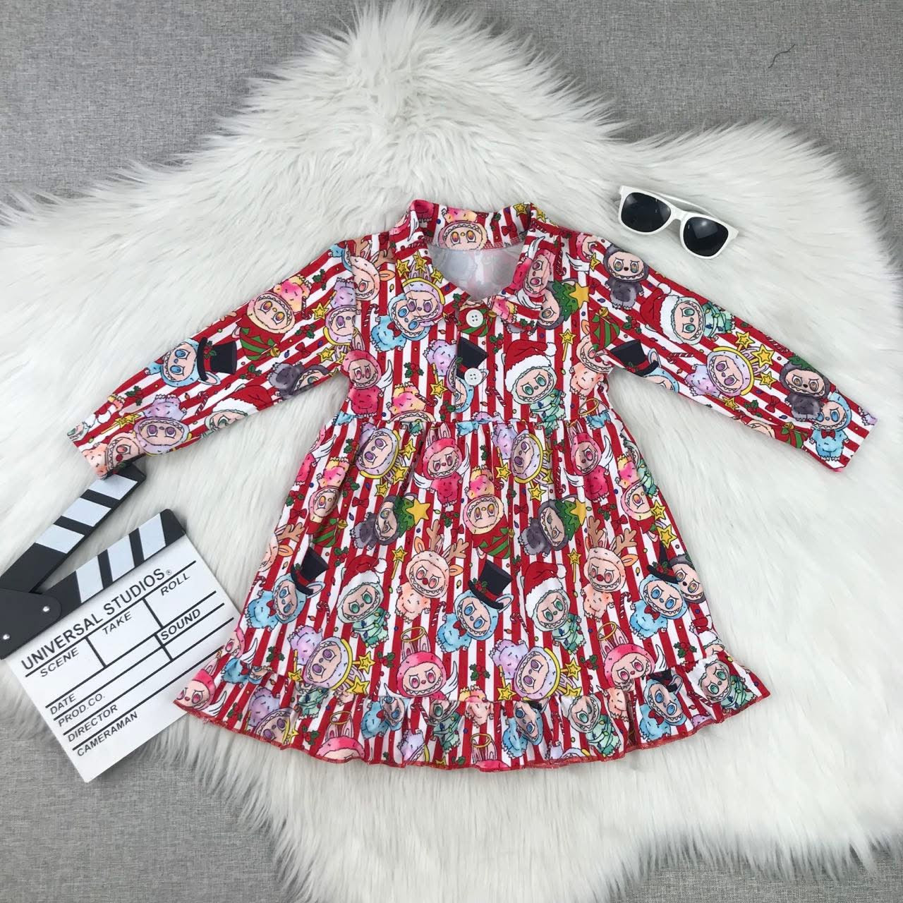 Doll Christmas Gown