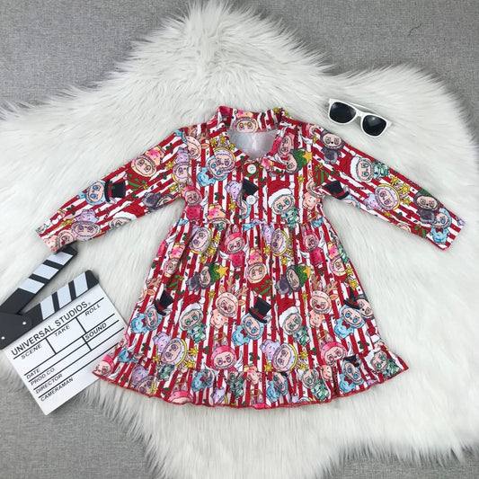 Doll Christmas Gown