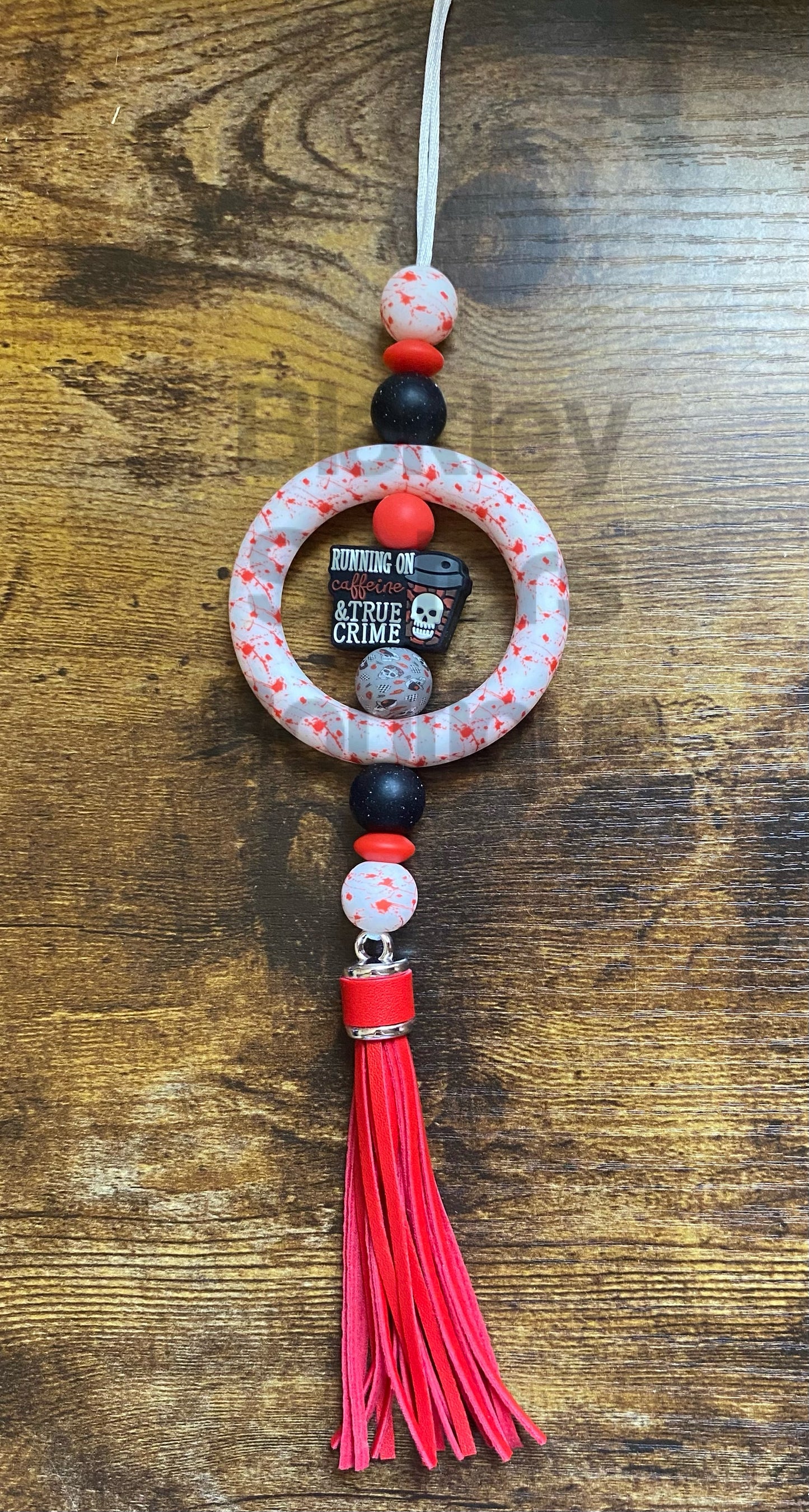 Running On Caffenine & True Crime Car Charm