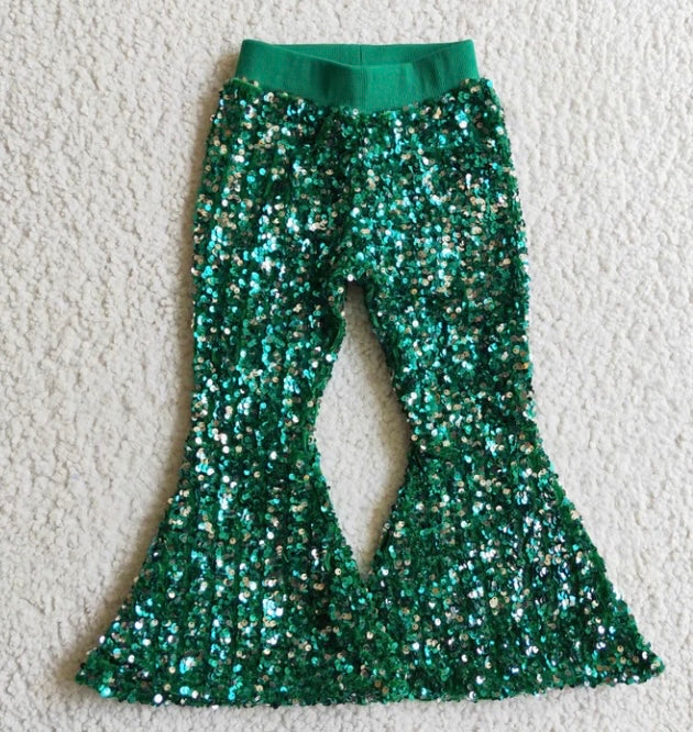 Velvet Sequin Pants