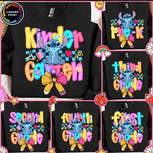 Cartoon Grade Shirt (Leave a note with grade needed)