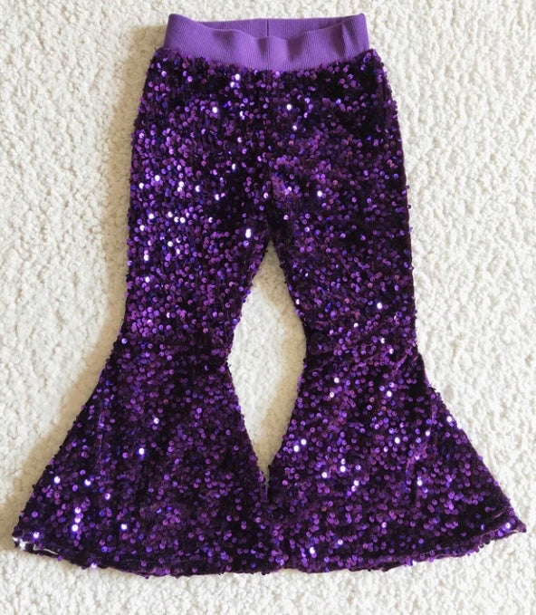 Velvet Sequin Pants