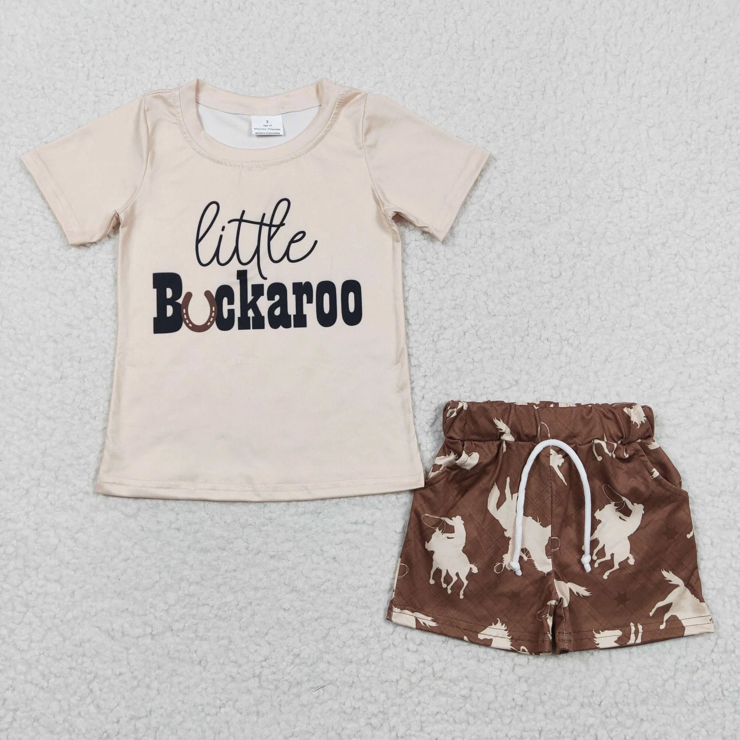 Little Buckaroo Short Set