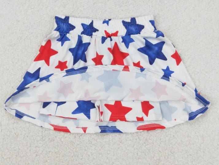 4th Of July Skort (leave note white design needed)