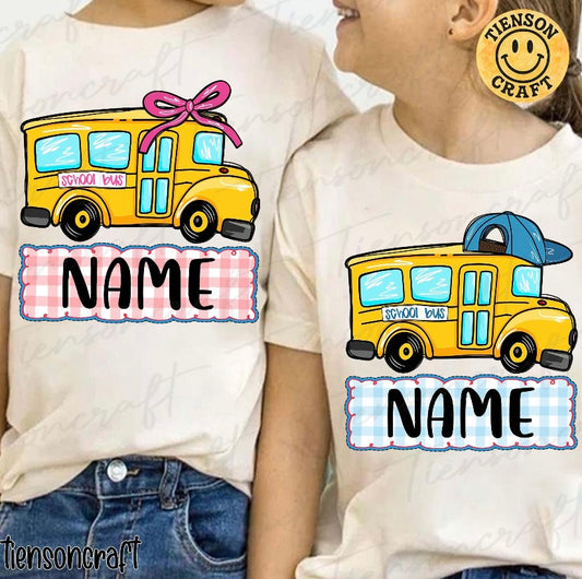 Name Bus Shirt (leave a note with grade needed)