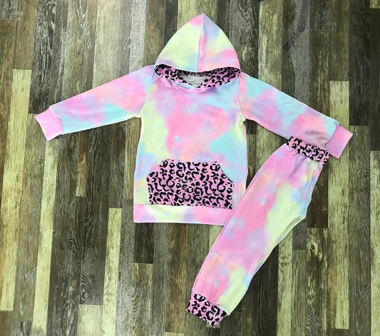 Leopard Hoodie Set