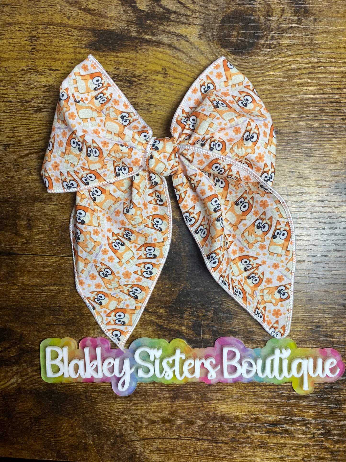 Orange Bow